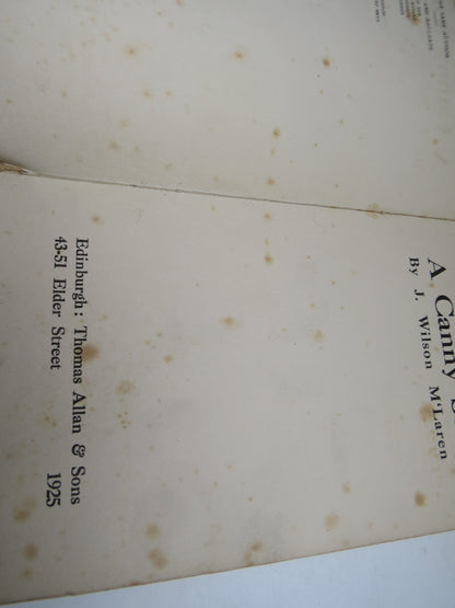 A Canny Scot By Councillor Wilson McLaren Edinburgh 1925