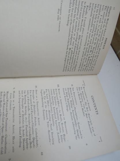 Handbook of Therapeutics by David Campbell, 1930 book image 5