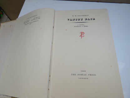 Vanity Fair by W. M. Thackeray, 1948 book image 6
