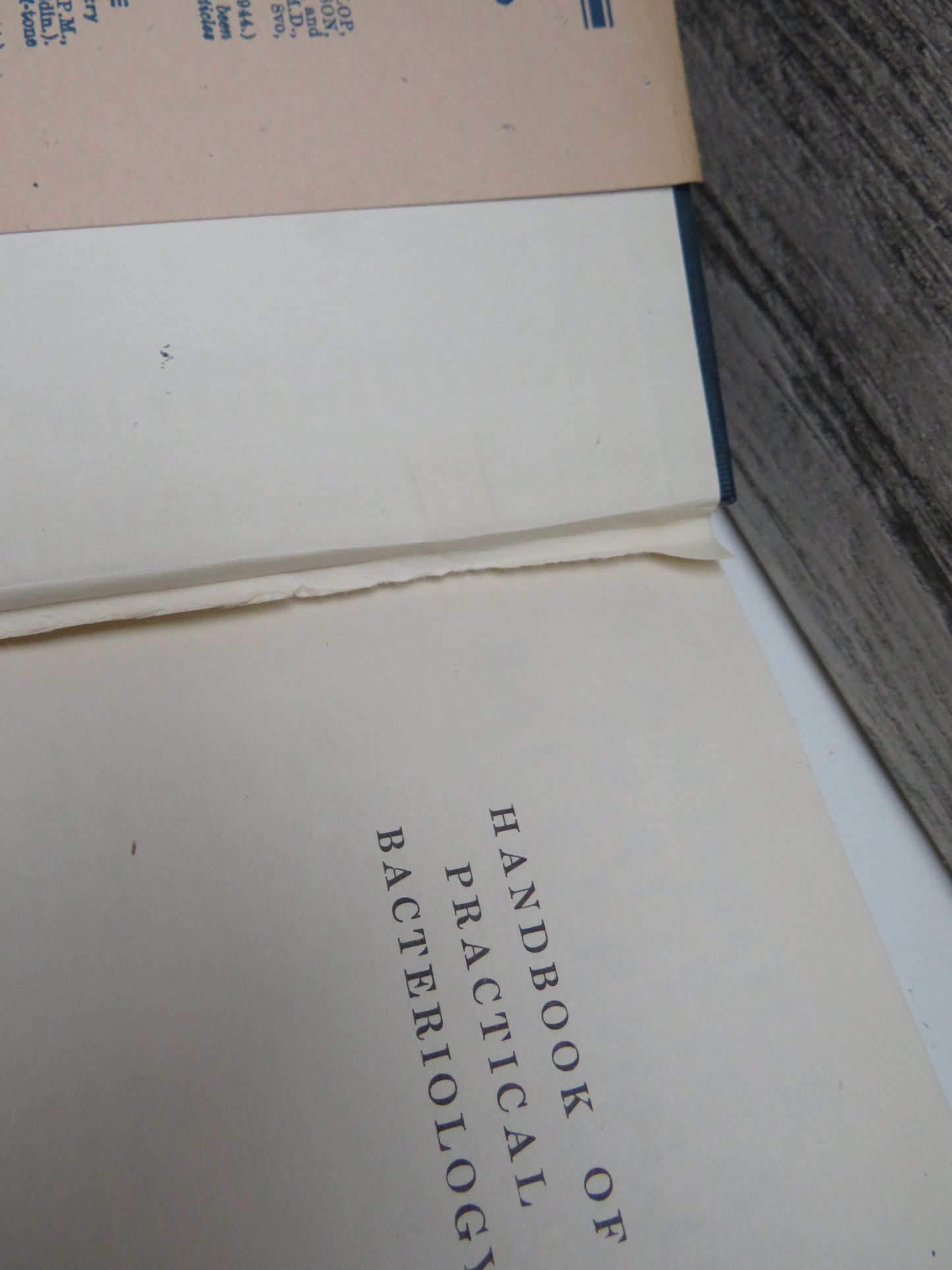 Handbook of Practical Bacteriology By T. J. Mackie and J.E. McCartney 1942