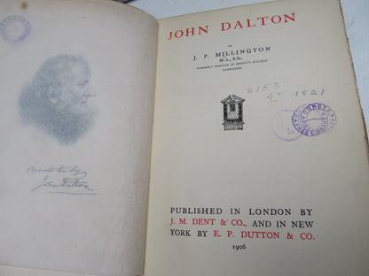 John Dalton By J.P. Millington 1906
