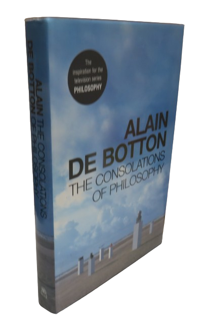 The Consolations of Philosophy by Alain De Botton, 2000 book front cover