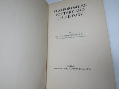 Staffordshire Pottery and Its History By Josiah C. Wedgwood book image 2