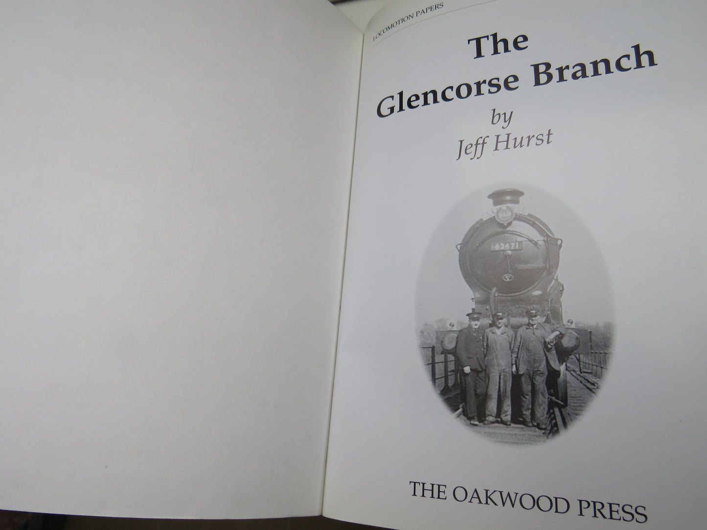 The Glencorse Branch By Jeff Hurst 1999