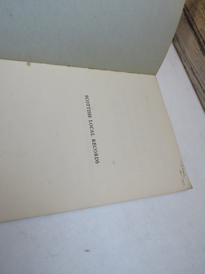 Scottish Local Records and The Report of the Departmental Committee of 1925 On Sheriff Court Records book image 3
