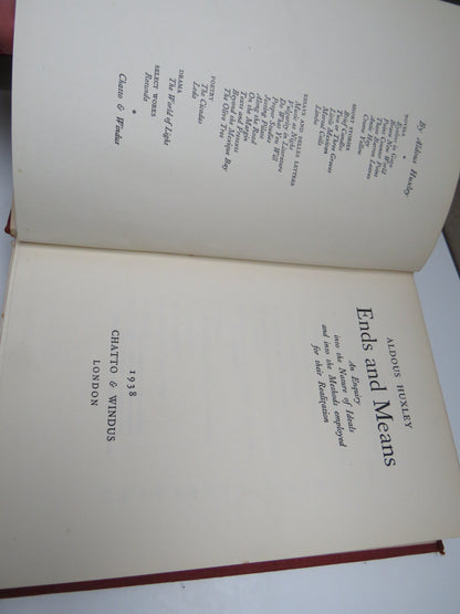 Ends and Means An Enquiry Into Nature of Ideals and Into The Methods Employed For Their Realization  book image 3
