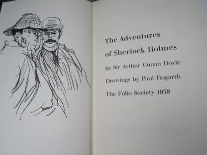 The Adventures of Sherlock Holmes by Sir Arthur Conan Doyle, 1960 book image 3
