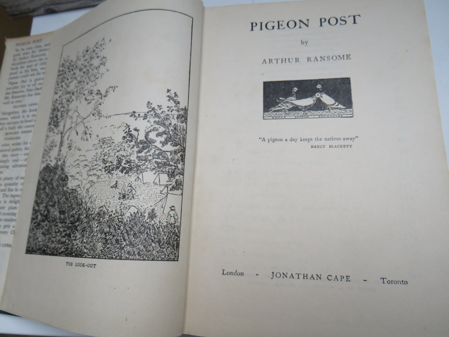 Pigeon Post By Arthur Ransome 1946