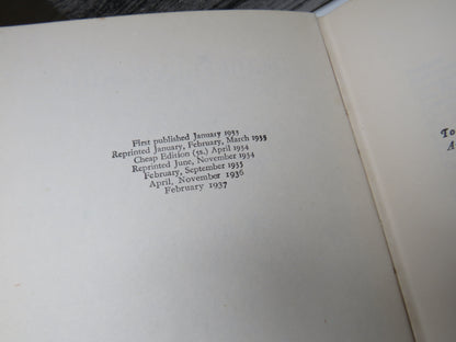 Tschiffely's Ride Being The Account of 10,000 Miles In The Saddle Through The Americas From Argentina To Washington BY A. F. Tschiffely 1937
