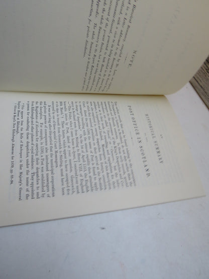 An Historical Summary of the Post Office In Scotland Compiled From Authentic Records and Documents B book image 4