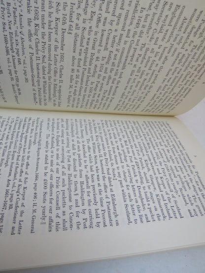An Historical Summary of the Post Office In Scotland Compiled From Authentic Records and Documents B book image 5