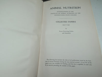 Animal Nutrition Investigations At The Institute of Animal Nutrititon of the Pennsylvania State Coll book image 3