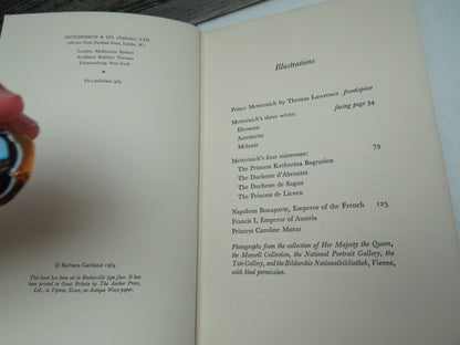 Metternich The Passionate Diplomat By Barbara Cartland 1964 book image 4
