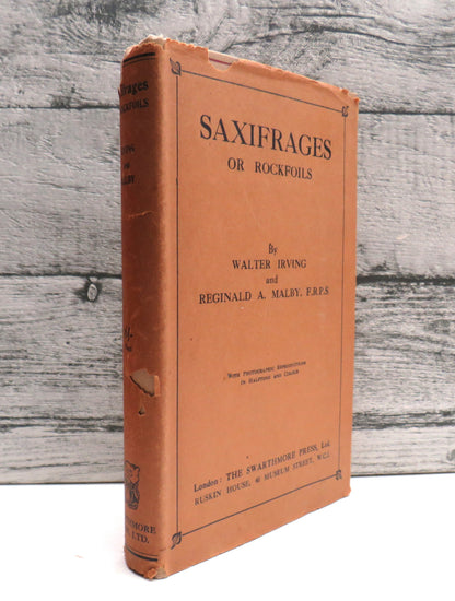 Saxifrages or Rockfoils By Walter Irving and Reginald A. Malby book front cover