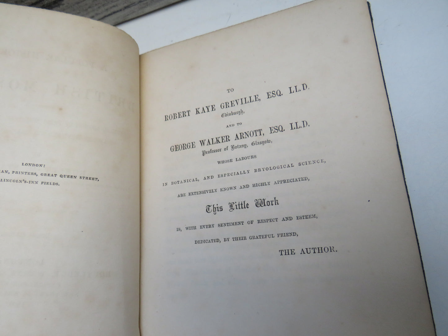 A Popular History of British Mosses By Robert M. Stark 1860