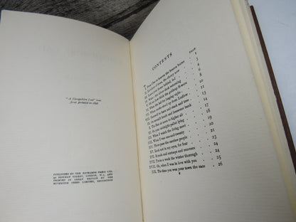 A Shropshire Lad By A.E. Housman 1933