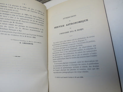 Annuaire Astronomique De L'Observatoire Royal De Belgique By G. Lecointe book image 4