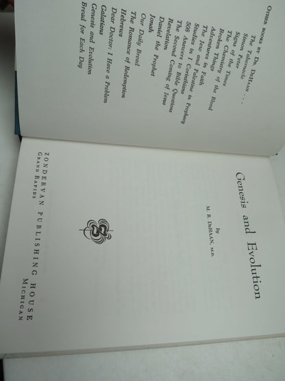 Genesis and Evolution By M. R. DeHaan 1962 book image 4