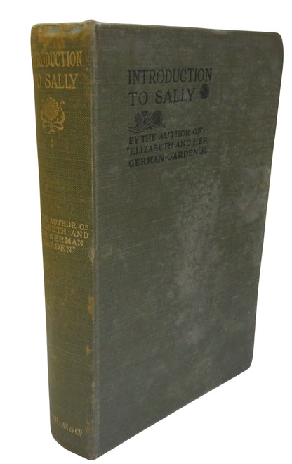 Introduction To Sally By The Author of "Elizabeth and Her German Garden" 1926 book front cover