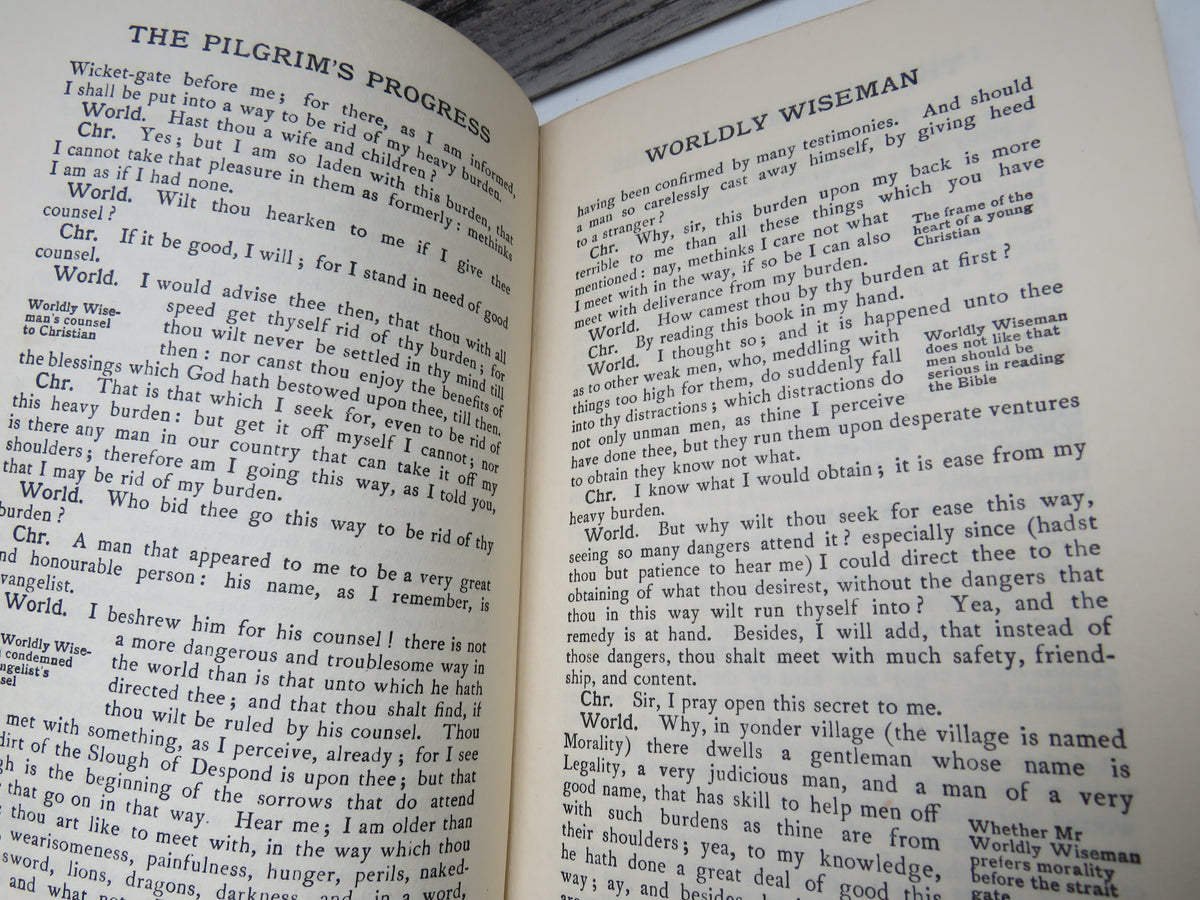 The Pilgrim's Progress From This World To That Which Is To Come Delivered Under The Similitude of a Dream By John Bunyan