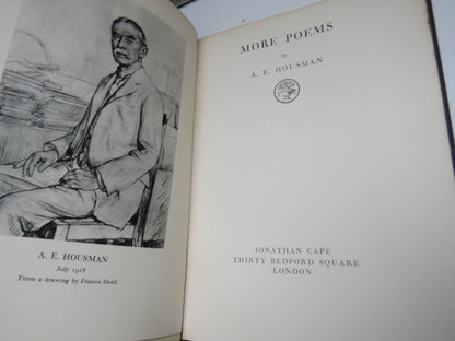 More Poems By A. E. Housman 1936