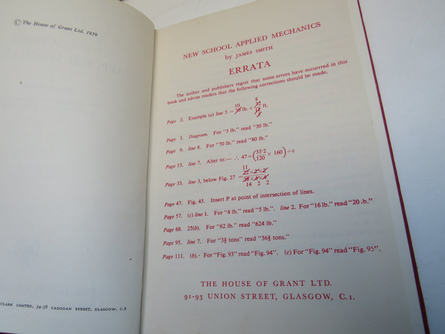 New School Applied Mechanics By James Smith 1959