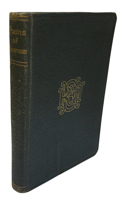 Poems Of Ralph Waldo Emerson 1921 Oxford Edition book front cover