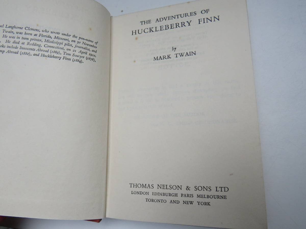The Adventures of Huckleberry Finn By Mark Twain