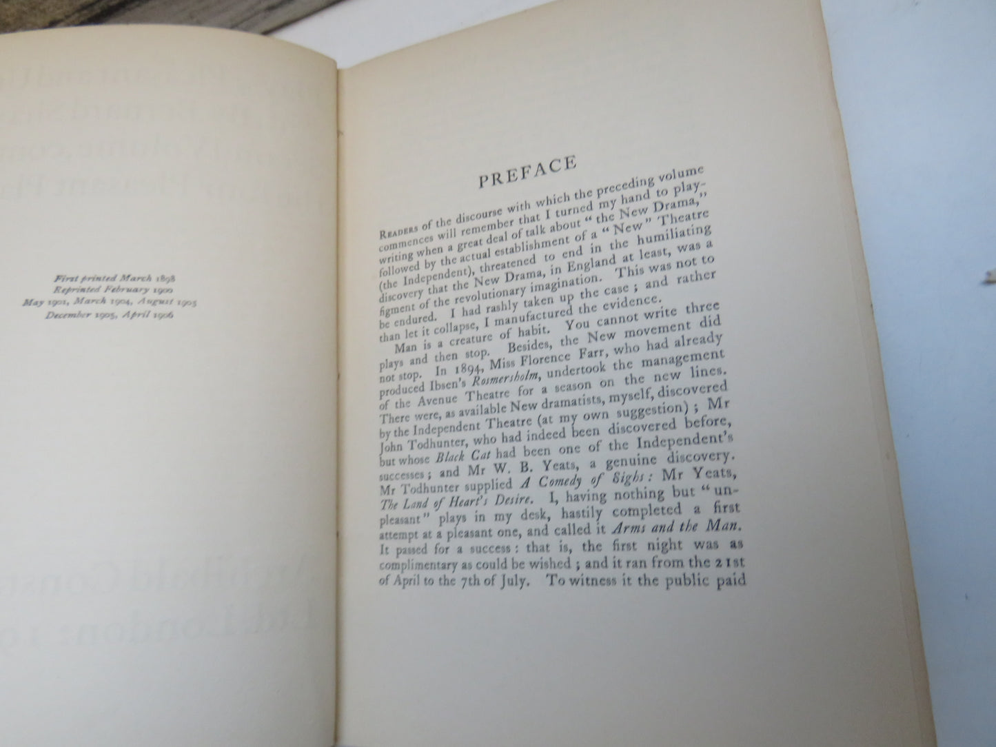 Plays: Pleasant and Unpleasant By Bernard Shaw The Second Volume Containing The Four Pleasant Plays 1906