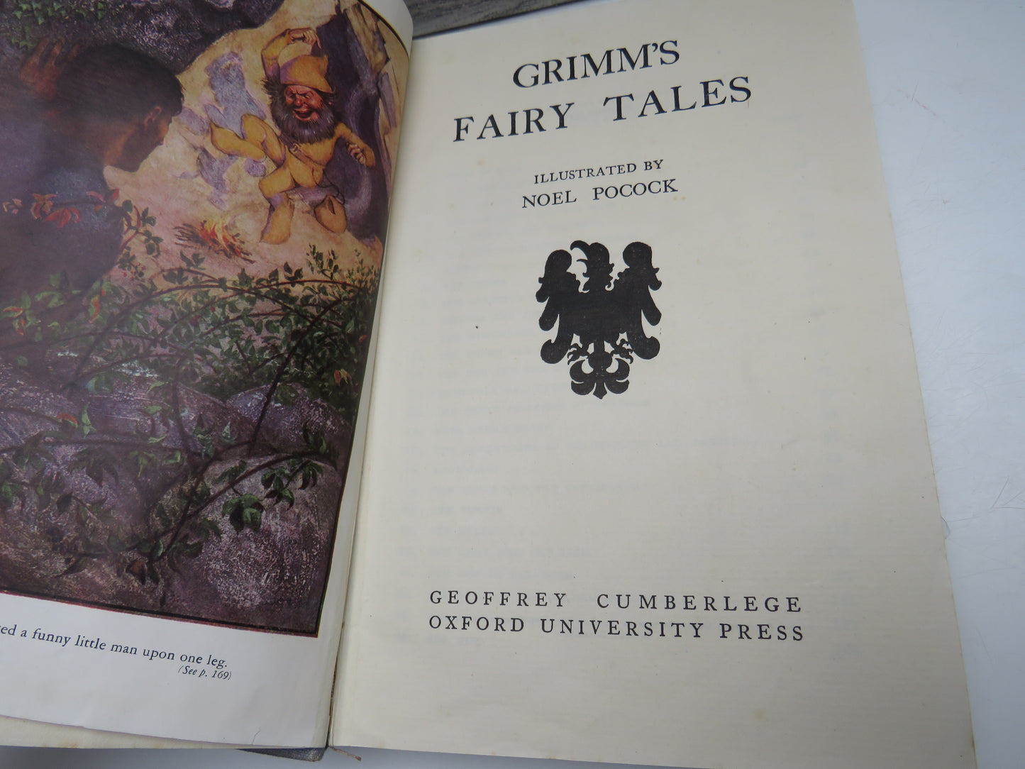 Grimm's Fairy Tales Illustrated By Noel Pocock 1948