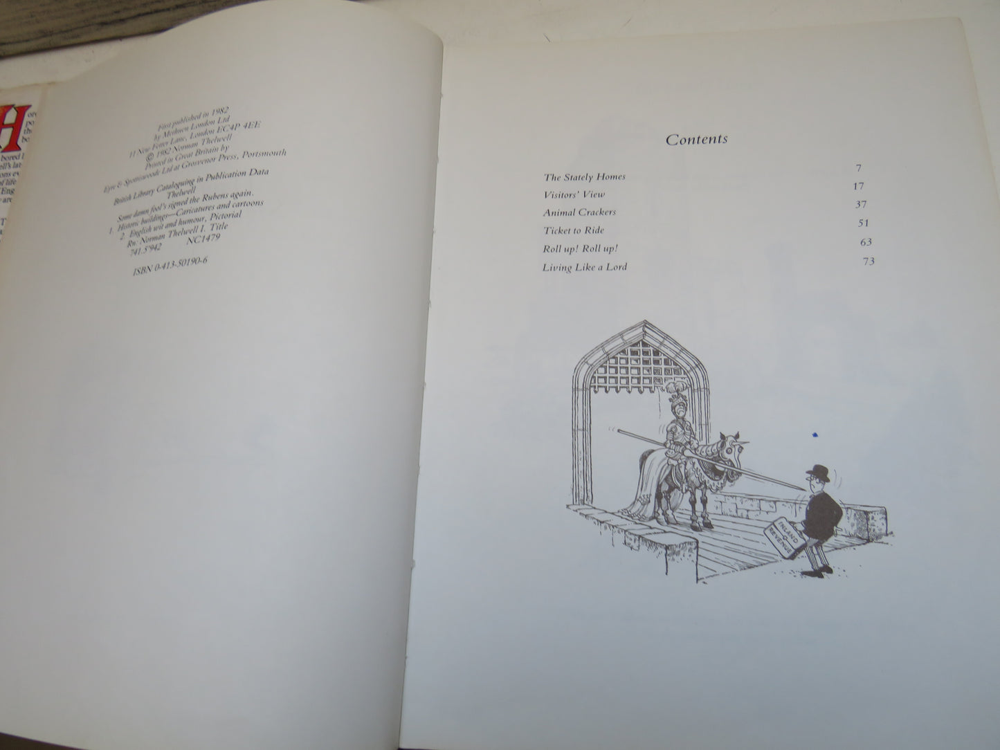 Some Damn Fool's Signed The Rubens Again By Norman Thelwell 1982