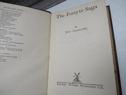 The Forsyte Saga By John Galsworthy 1925