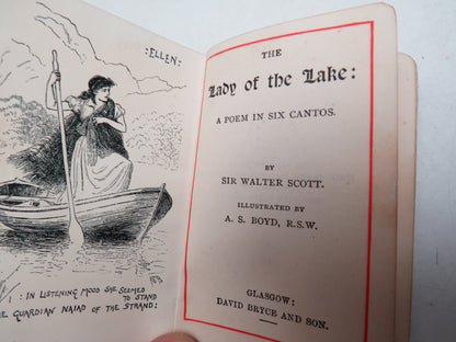 The Lady of the Lake: A Poem In Six Cantons By Sir Walter Scott Miniature Tartan Book book image 5