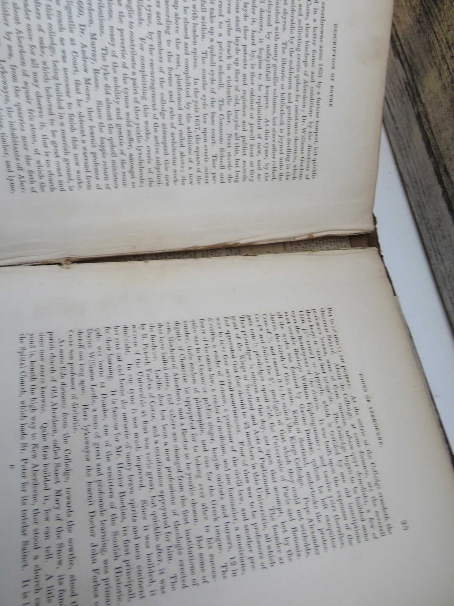 Abredoniae Vtrivsque Desciptio A Description of Both Touns of Aberdeen By James Gordon Parson of Rothemay 1842