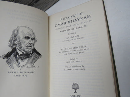 Rubaiyat of Omar Khayyam Rendered Into English Verse By Edward Fitzgerald 1953