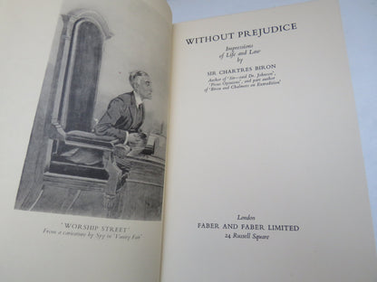 Without Prejudice Impressions of Life and Law By Sir Chartres Biron 1936 book image 3