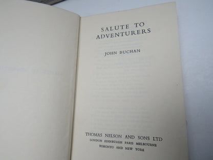 Salute To Adventurers By John Buchan 1951