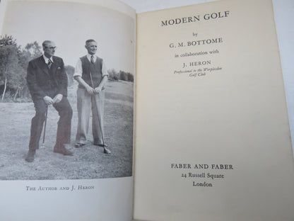 Modern Golf By G.M. Bottome In Collaboration With J. Heron 1949 book image 4