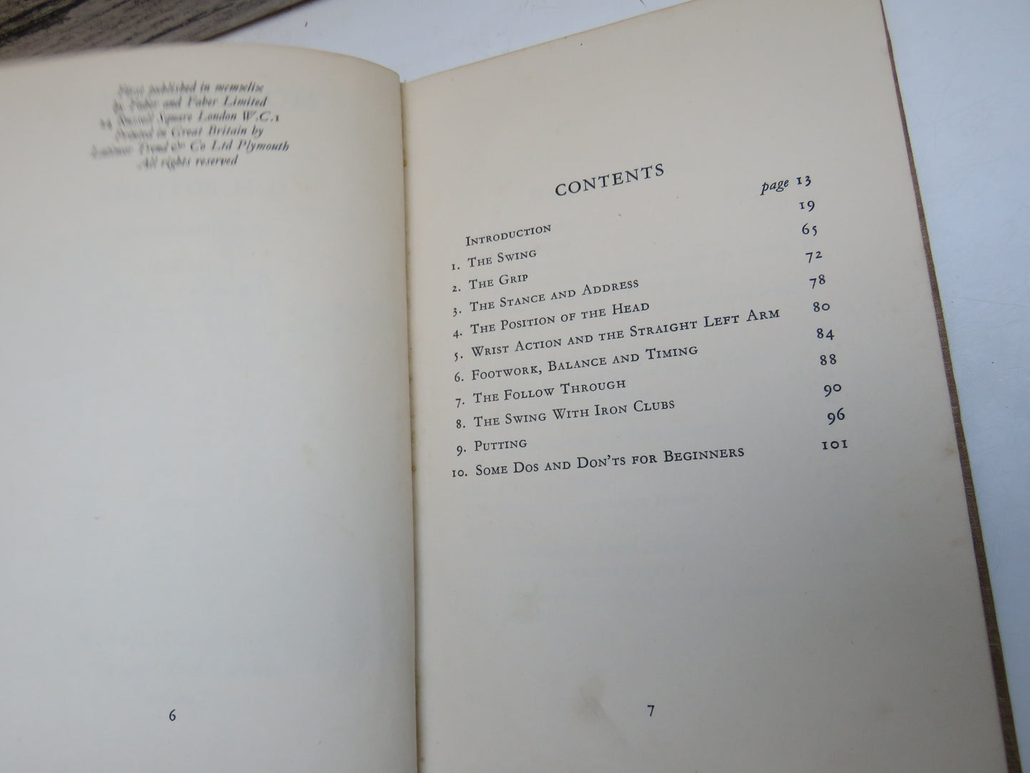 Modern Golf By G.M. Bottome In Collaboration With J. Heron 1949