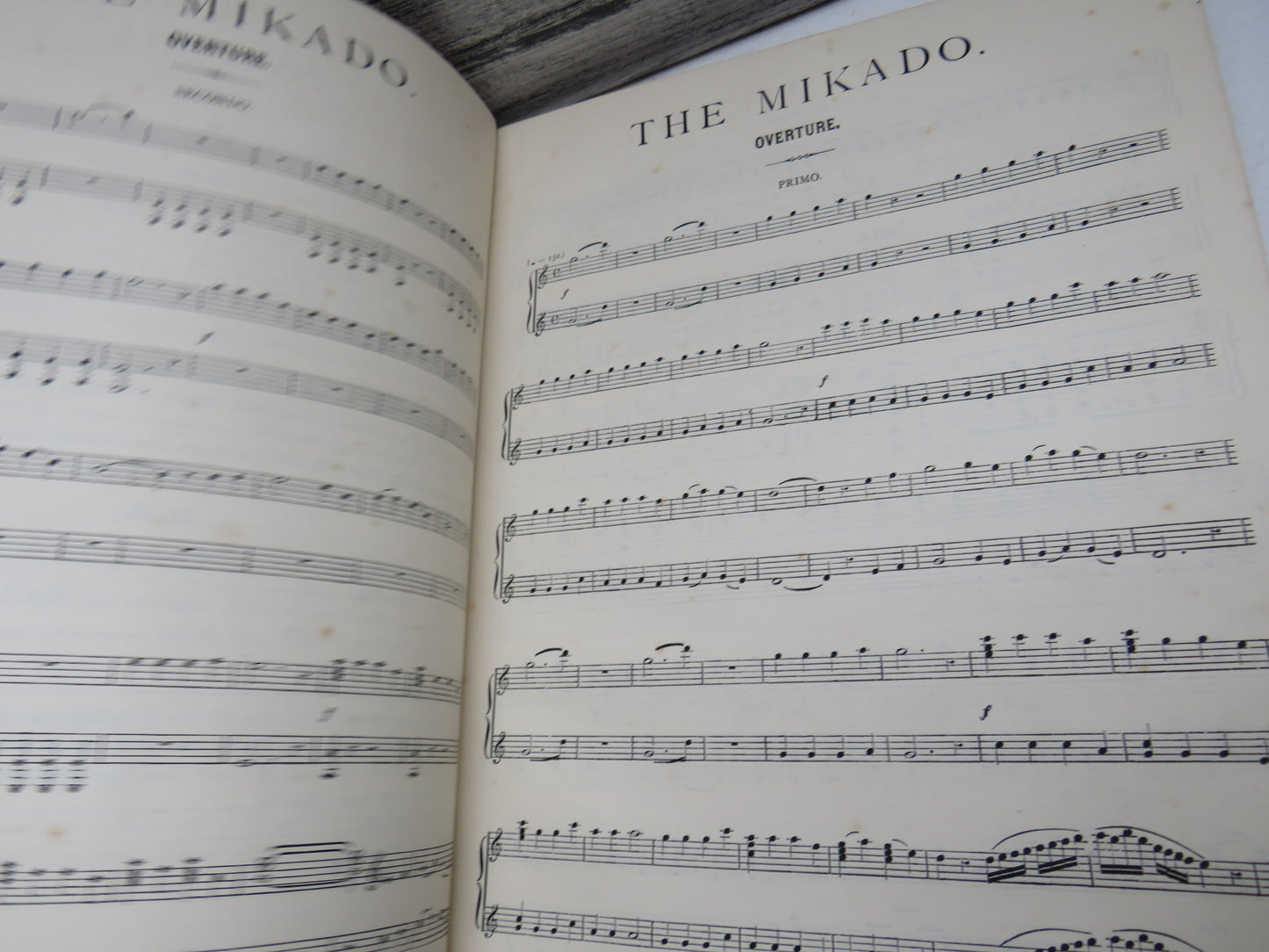 Vocal Score of The Mikado; The Town of Titipu Arrangement For Pianoforte By George Lowell Tracy 1885
