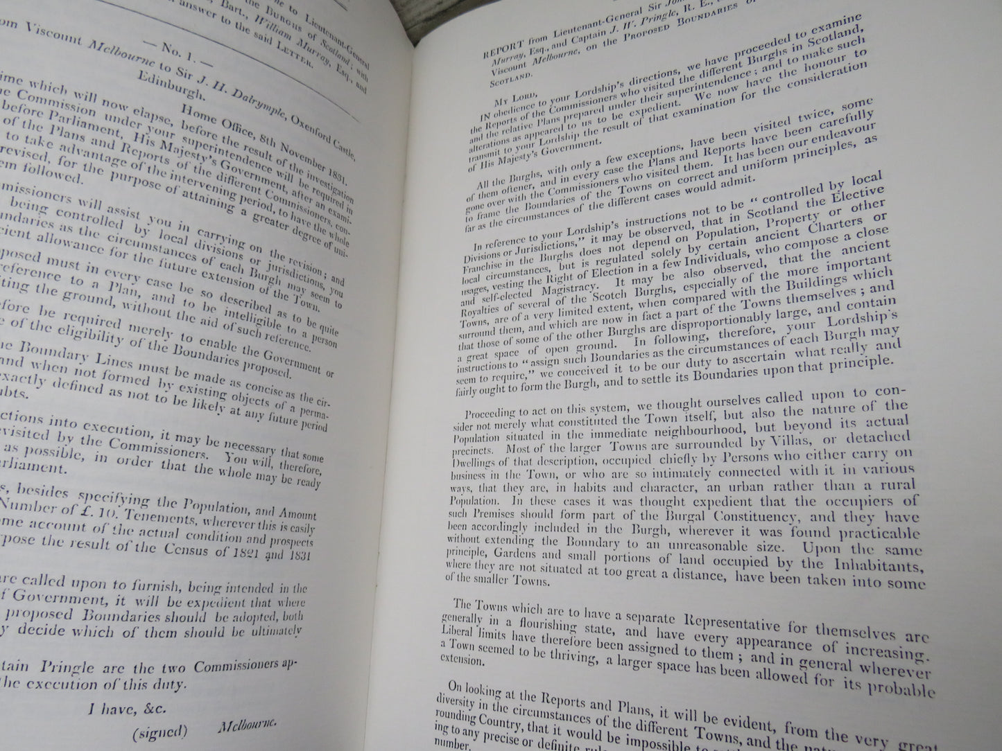 Aberdeen The Reform Act Plan of 1832 With Descriptive Text - Reprint