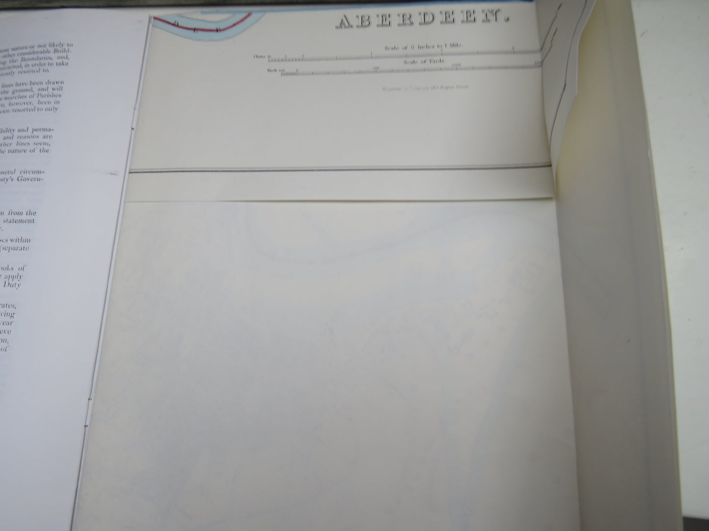 Aberdeen The Reform Act Plan of 1832 With Descriptive Text - Reprint