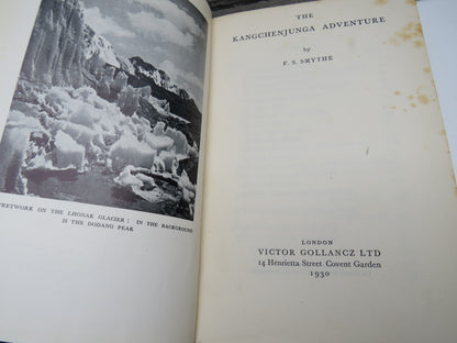 The Kangchenjunga Adventure By F. S. Smythe 1930