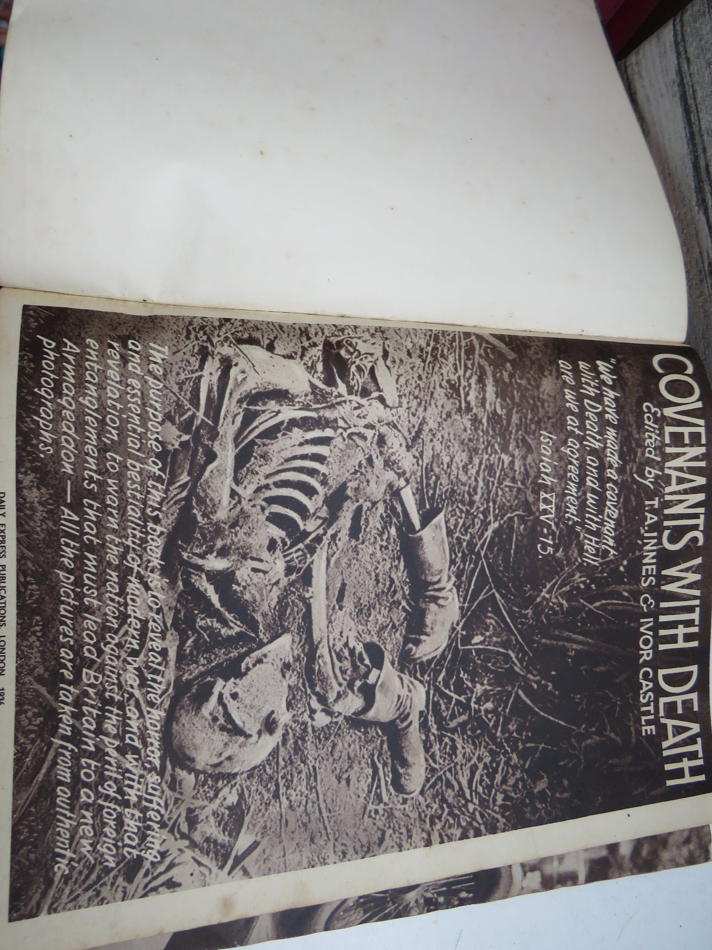Covenants of Death Edited By T. A. Innes & Ivor Castle 1934