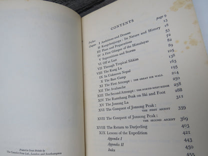 The Kangchenjunga Adventure By F. S. Smythe 1930