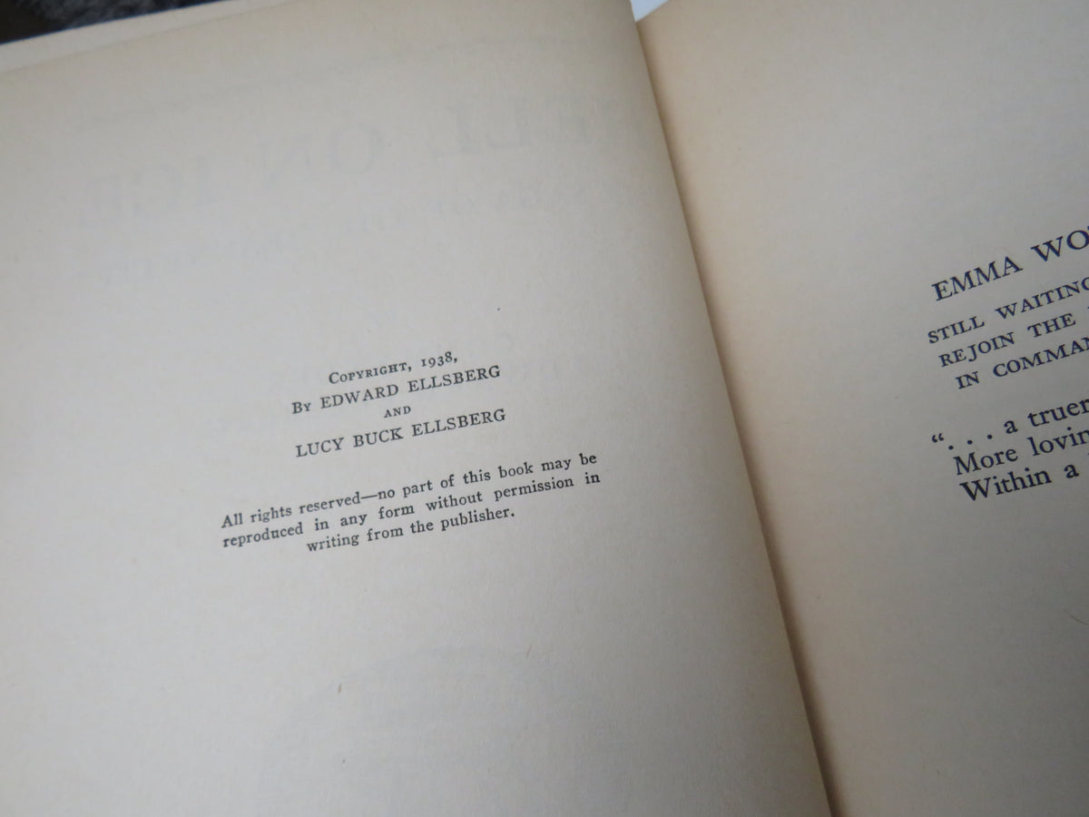 Hello On Ice The Saga of the "Jeannette" By Commander Edward Ellsberg 1938