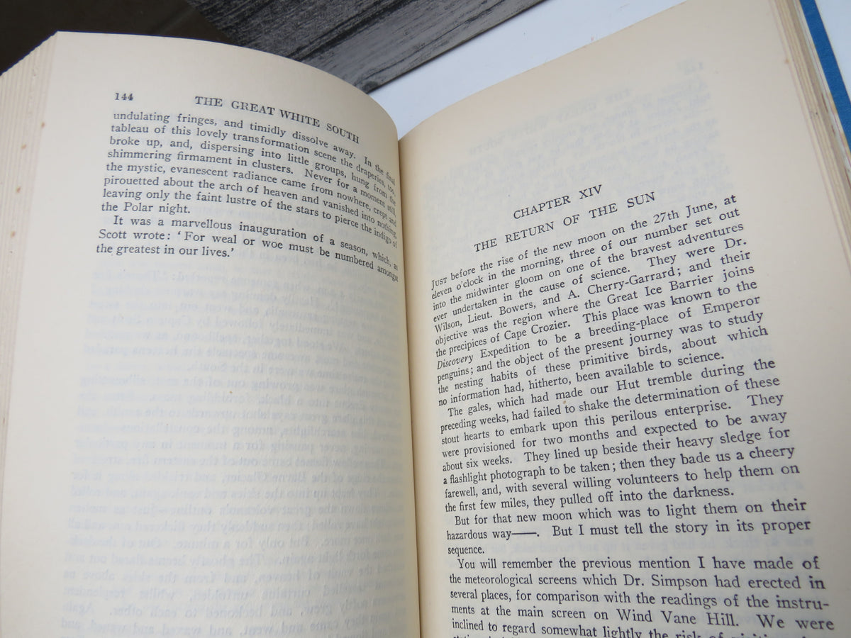 The Great White South: Or With Scott In The Antarctic By Herbert G. Ponting 1947