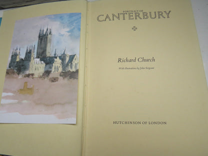 Portrait of Canterbury By Richard Church 1968 book image 3