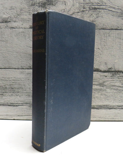 A History of Political Theory By George H. Sabine 1960 book front cover