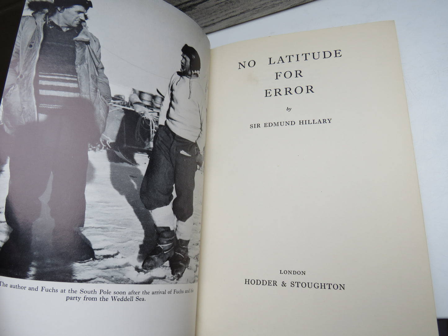 No Latitude For Error By Sir Edmund Hillary 1961